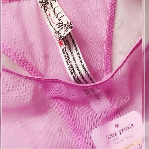 Free People lilac/lavender sheer bra size Medium. - Picture 4 of 6